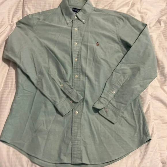 green emerald velvet dress The Classic Oxford Shirt | Sage Green main image 0